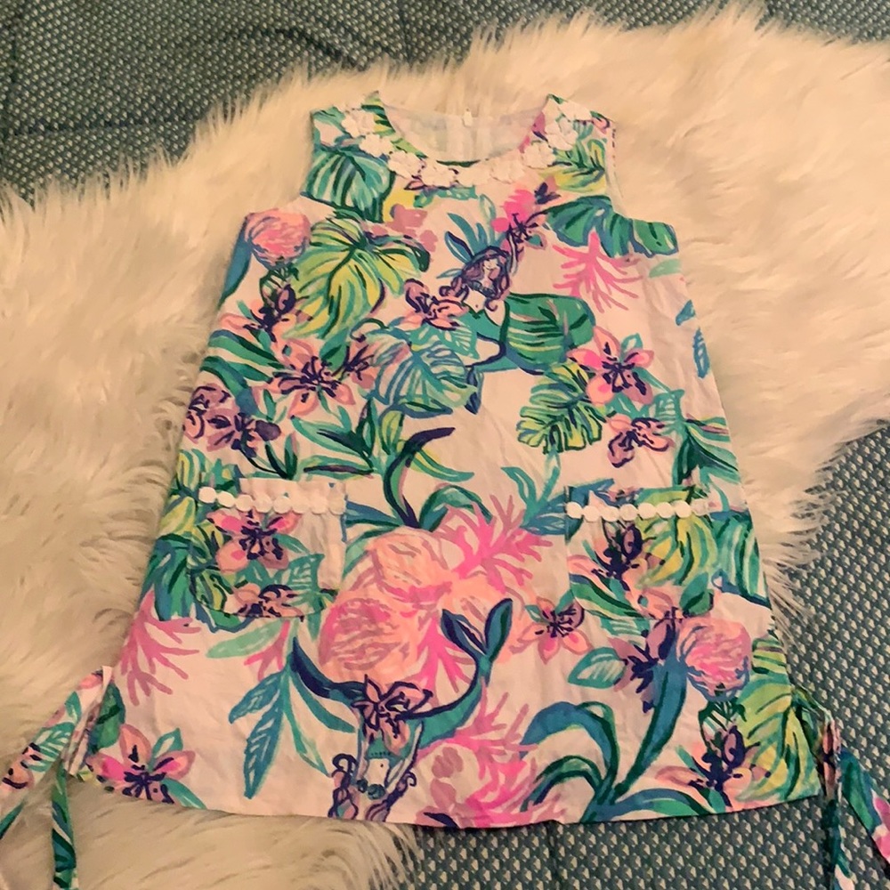 Lilly Pulitzer Mermaid print shift size 5